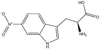 6-nitro-L-tryptophan Structure