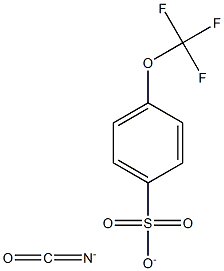 P-trifluoromethoxybenzenesulfonate isocyanate Structure