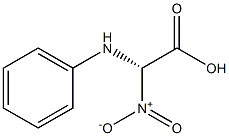 2-nitro-L-phenylglycine 구조식 이미지