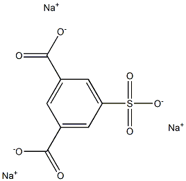 Sodium isophthalate-5-sulfonate Structure