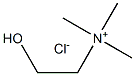 Choline chloride crystals Structure
