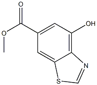 Methyl 4-hydroxy-benzothiazole-6-carboxylate Structure