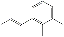 (E)-1,2-dimethyl-3-(prop-1-enyl)benzene Structure