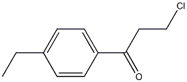 3-chloro-1-(4-ethylphenyl)propan-1-one Structure