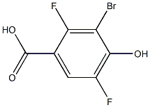 3-bromo-2,5-difluoro-4-hydroxybenzoic acid 구조식 이미지