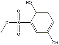 methyl 2,5-dihydroxybenzenesulfonate Structure