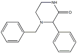 4-benzyl-3-phenylpiperazin-2-one 구조식 이미지