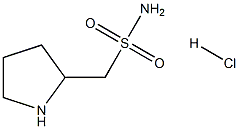 (pyrrolidin-2-yl)methanesulfonamide hydrochloride Structure