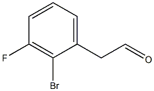 2-(2-bromo-3-fluorophenyl)acetaldehyde Structure