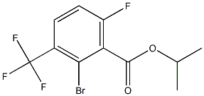 Propan-2-yl 2-Bromo-6-fluoro-3-(trifluoromethyl)benzoate Structure