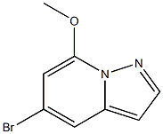 5-BROMO-7-METHOXY-PYRAZOLO[1,5-A]PYRIDINE Structure