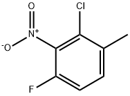 2-Chloro-4-fluoro-3-nitrotoluene Structure