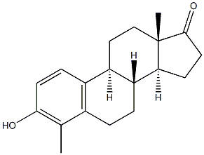 4-Methylestrone 구조식 이미지