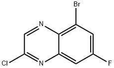 5-Bromo-2-chloro-7-fluoroquinoxaline 구조식 이미지