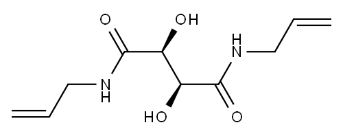 N,N'-DIALLYL D-TARTARDIAMIDE Structure