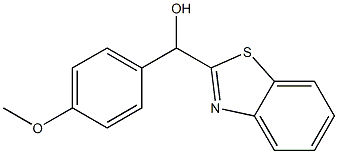 Benzo[D]Thiazol-2-Yl(4-Methoxyphenyl)Methanol 99+% (HPLC) Structure