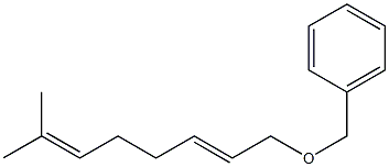 (((7-Methylocta-2,6-dien-1-yl)oxy)methyl)benzene Structure