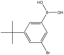 3-Bromo-5-tert-butylphenylboronic acid Structure