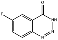6-Fluoro-3H-1,2,3-benzotriazin-4-one Structure