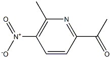 1-(6-Methyl-5-nitro-pyridin-2-yl)-ethanone 구조식 이미지