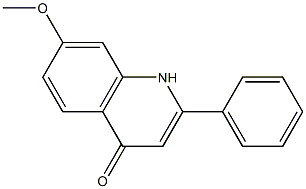 7-Methoxy-2-phenyl-1H-quinolin-4-one Structure