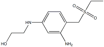 2-((3-Amino-4-((ethylsulfonyl)methyl)phenyl)amino)ethanol Structure