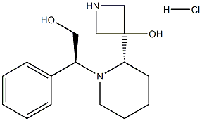 3-((S)-1-((S)-2-hydroxy-1-phenylethyl)piperidin-2-yl)azetidin-3-ol HCL 구조식 이미지