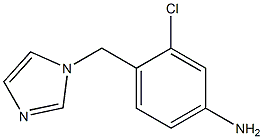 1-(4-AMINO-2-CHLOROBENZYL)-1H-IMIDAZOLE 구조식 이미지