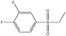 1,2-DIFLUORO-4-ETHYLSULFONYLBENZENE Structure