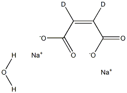 SODIUM MALEATE-2,3-D2 HYDRATE 구조식 이미지