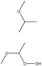 Methoxyisopropanol (2-methoxypropanol) 구조식 이미지
