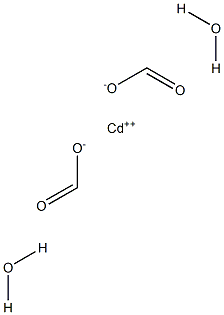 Cadmium formate dihydrate 구조식 이미지