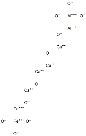 Tetracalcium dialuminum diiron decaoxide 구조식 이미지