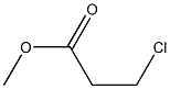Methyl 3-chloropropionate 구조식 이미지