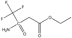 Ethyl 3-amino-4,4,4-trifluoroacetoacetate Structure