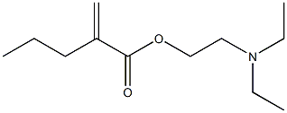 Ethyl diethylaminoethyl methacrylate 구조식 이미지