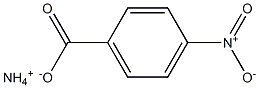 Ammonium p-nitrobenzoate 구조식 이미지