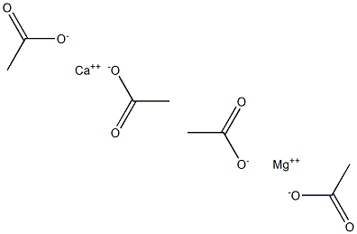 Calcium magnesium acetate Structure
