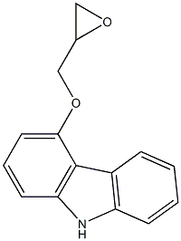 4-(2,3-epoxypropoxy)-carbazole 구조식 이미지