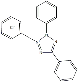 2.3.5-Triphenyl tetrazolium chloride 구조식 이미지