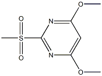 2-methylsulfonyl-4,6-dimethoxypyrimidine 구조식 이미지