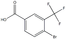 4-Bromo-3-(trifluoromethyl)benzoic acid 구조식 이미지
