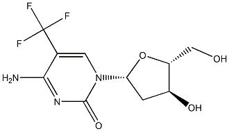5-trifluoromethyl-2'-deoxycytidine 구조식 이미지