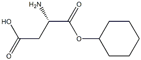 L-aspartate cyclohexyl ester 구조식 이미지