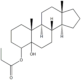 4-androstene glycol propionate 구조식 이미지