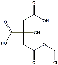 Chloromethyl citrate Structure