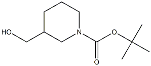 1-tert-Butoxycarbonyl-3-piperidinemethanol Structure