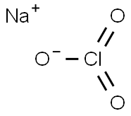 SODIUMCHLORATE,CRYSTAL,REAGENT Structure