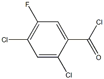 2,4-dichloro-5-fluorobnezoyl chloride 구조식 이미지