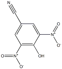 3,5-dinitro-4-hydroxybenzonitrile 구조식 이미지